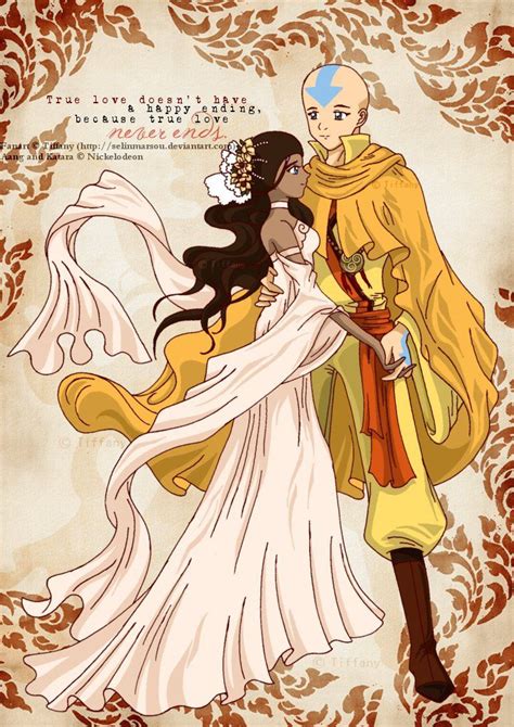 does katara and aang get together|why did aang marry katara.